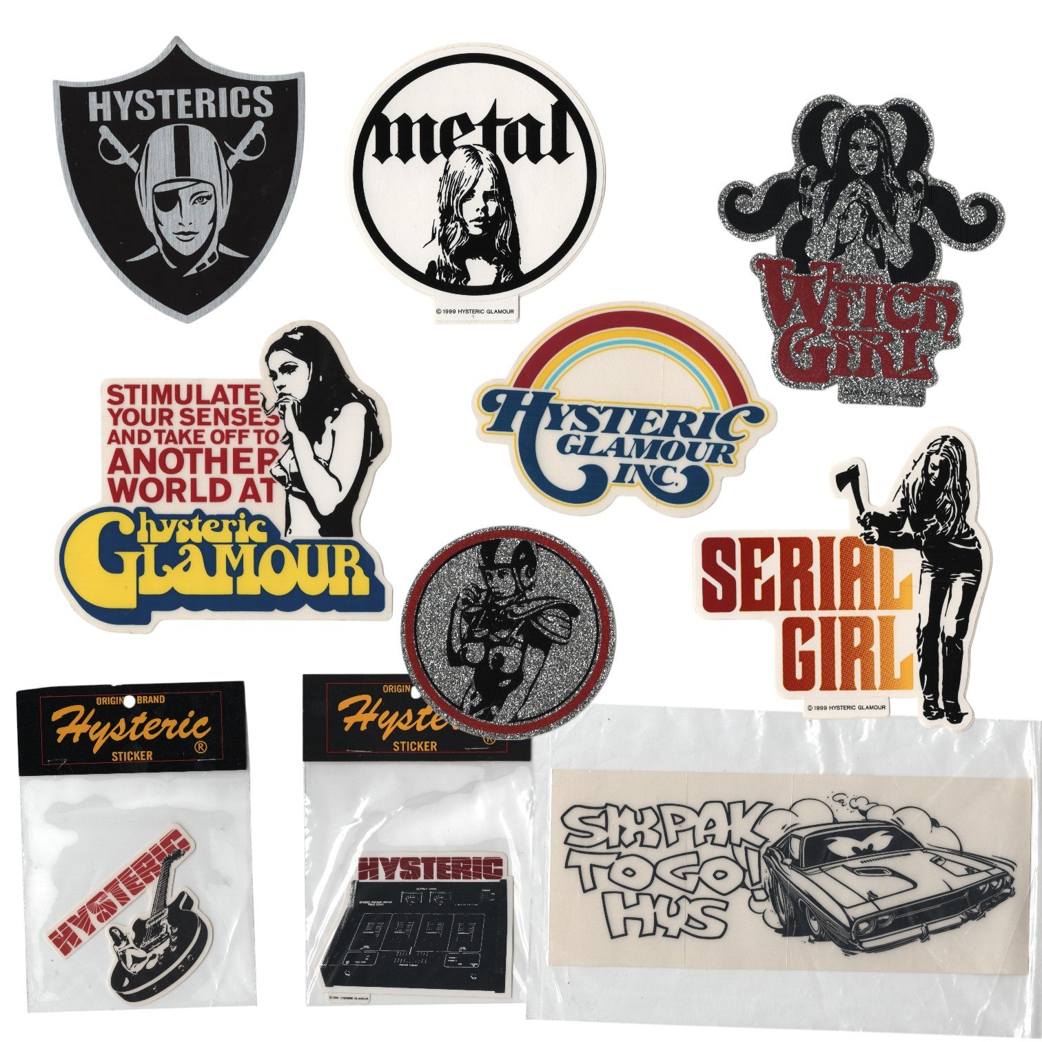 hysteric glamour stickers | Anne Hero